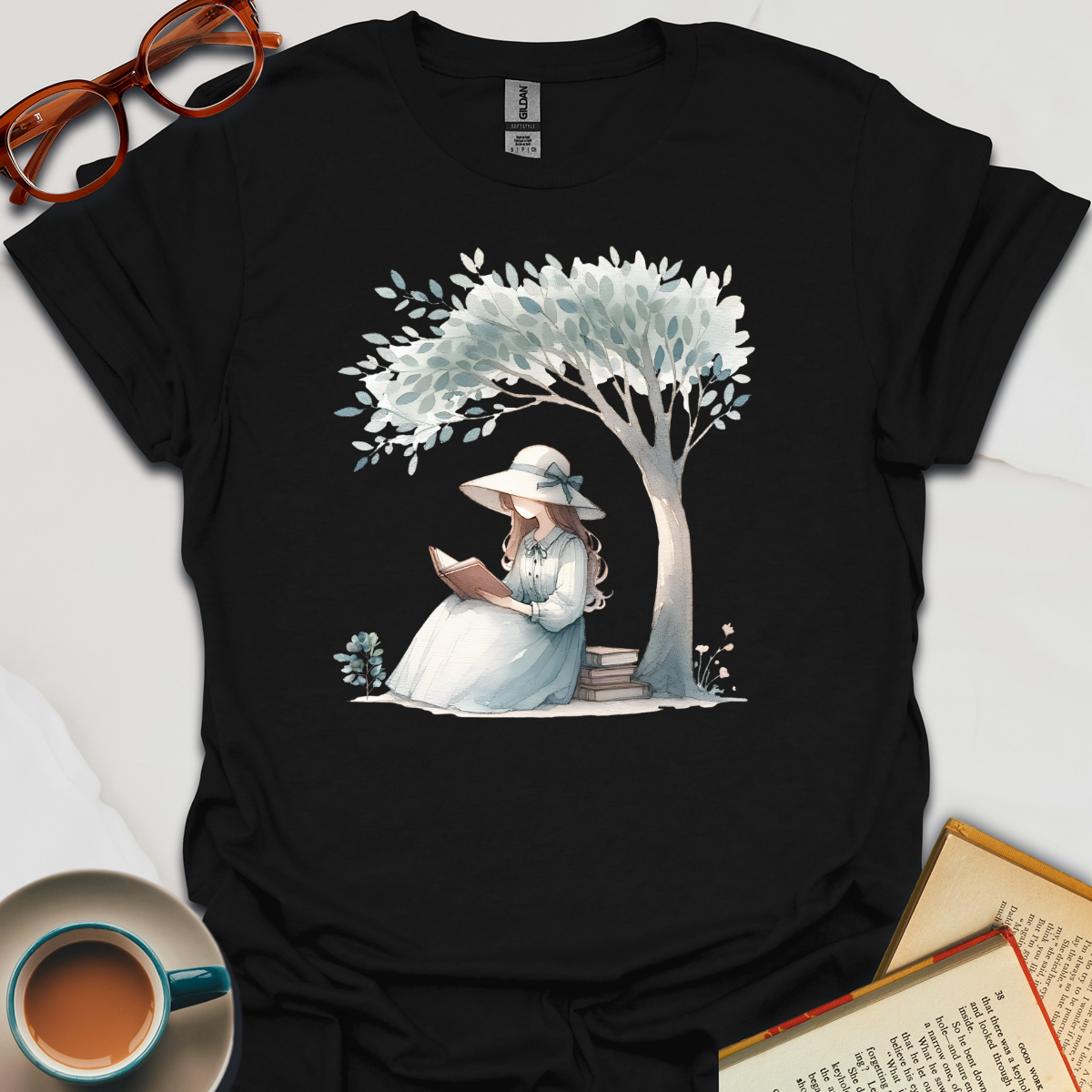 Girl Reading  T-Shirt