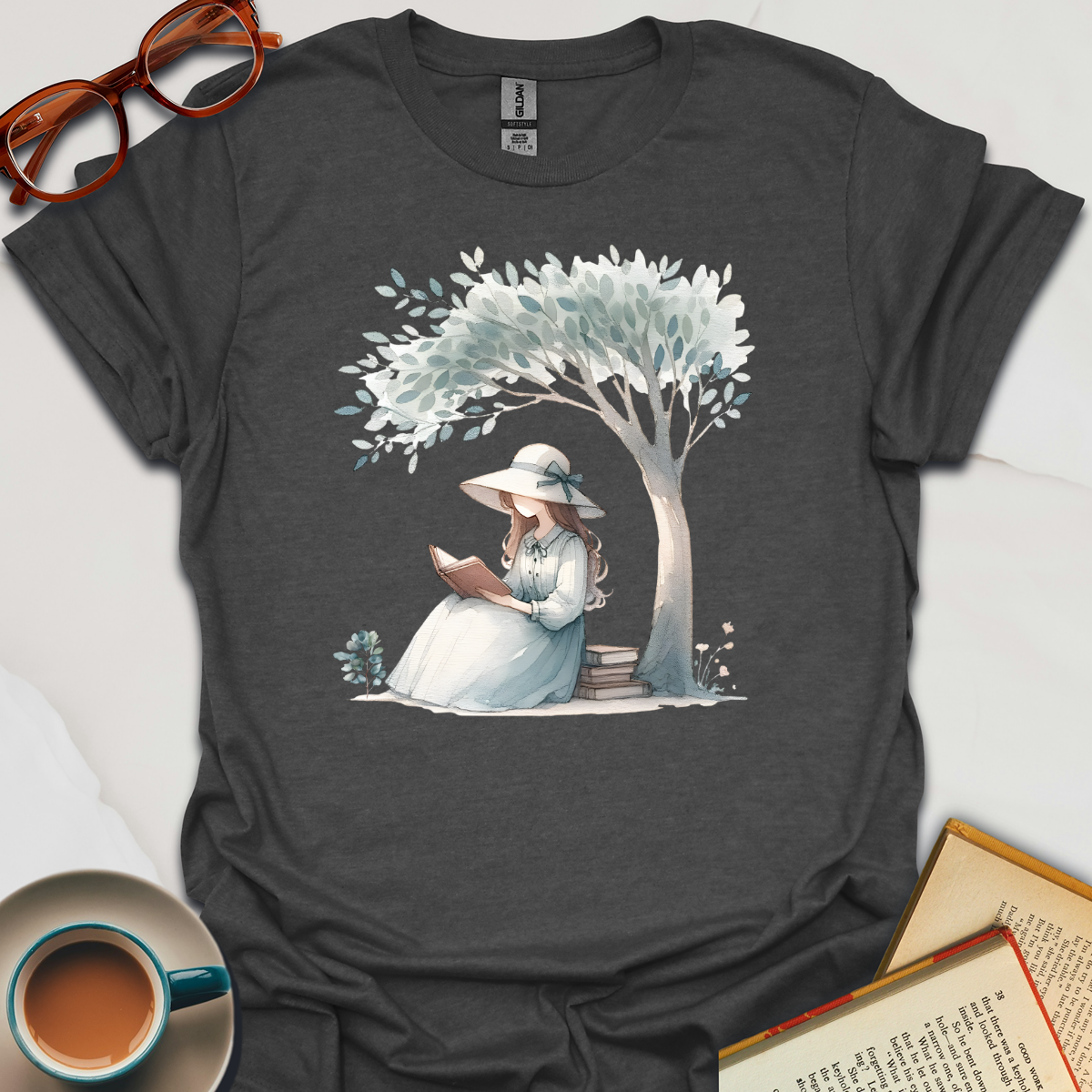 Girl Reading  T-Shirt