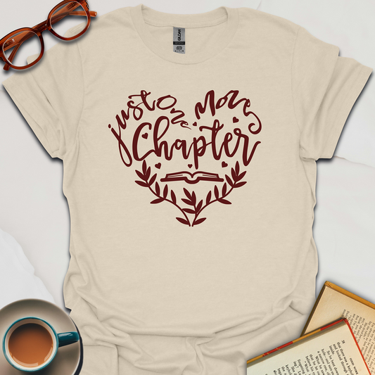 Just One More Chapter Heart T-Shirt